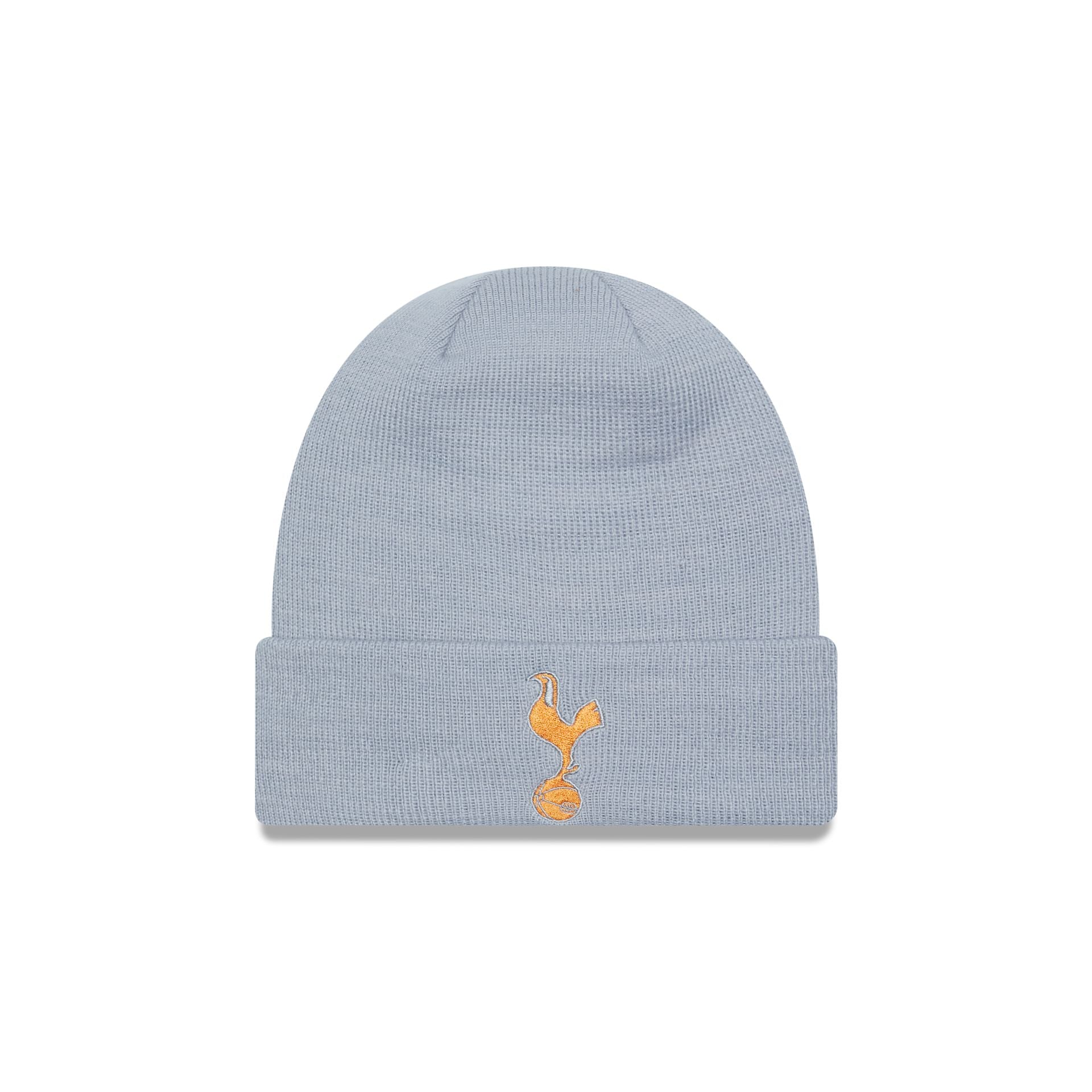 This is a Tottenham Hotspur FC Polylana® Grey Cuff Knit Beanie Hat 1