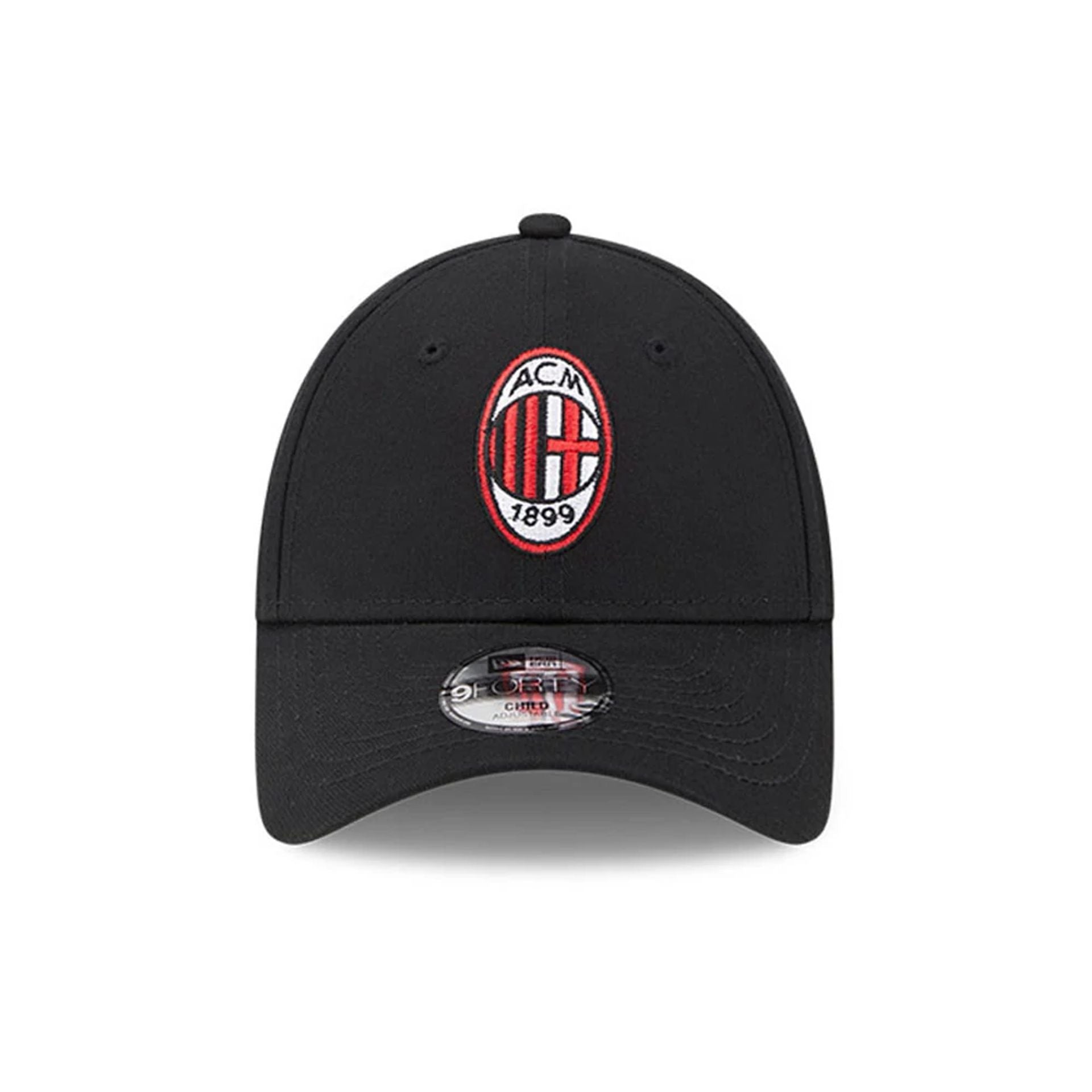 This is a AC Milan Child Black 9FORTY Adjustable Cap 2