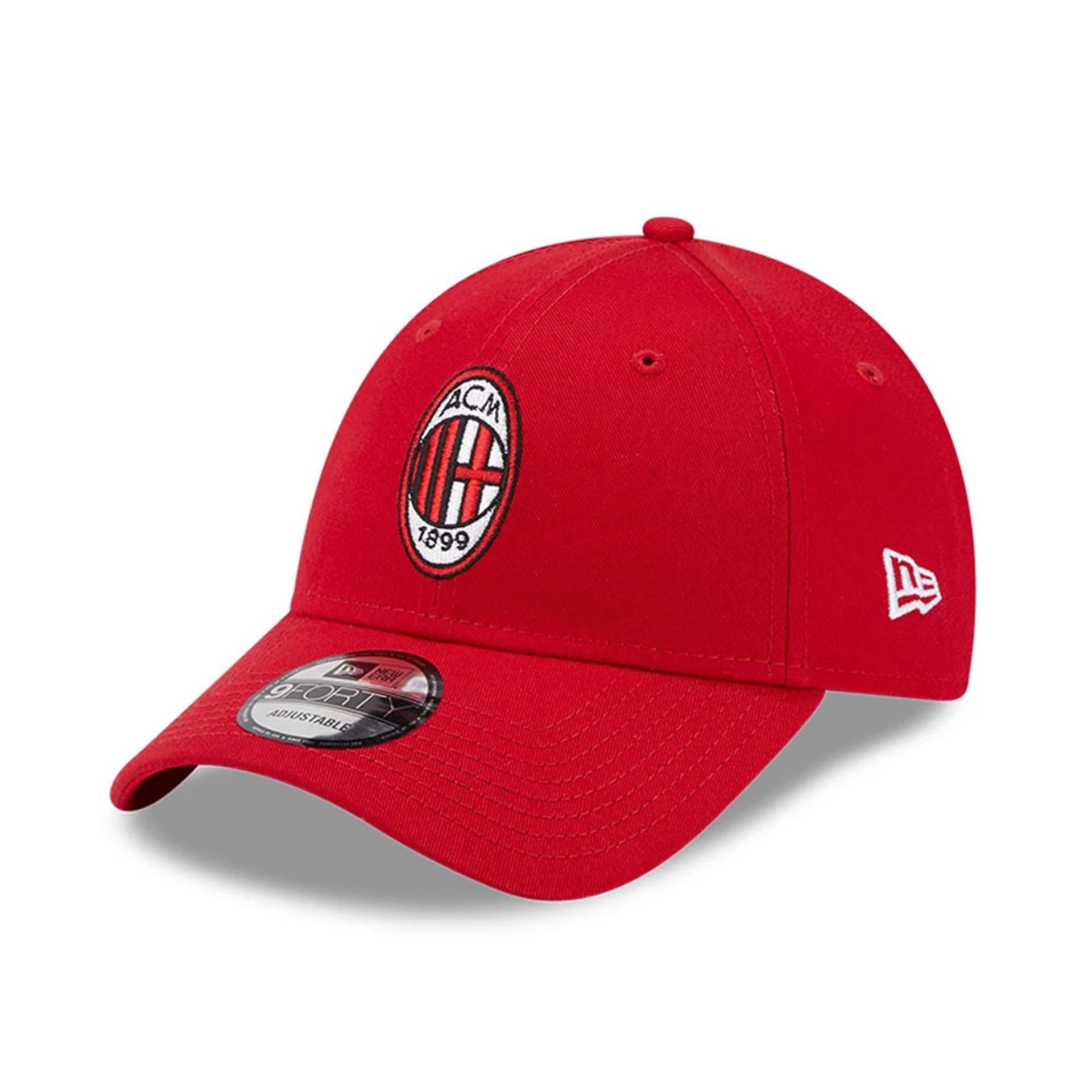 This is a AC Milan Red 9FORTY Adjustable Cap 1