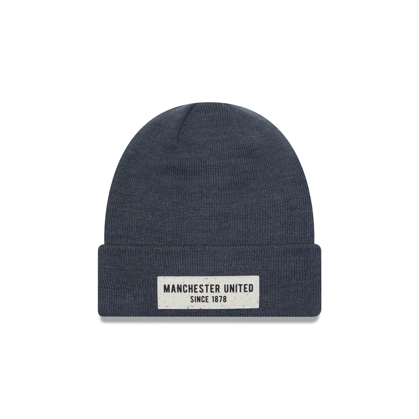 This is a Manchester United FC Polylana® Grey Cuff Knit Beanie Hat 2