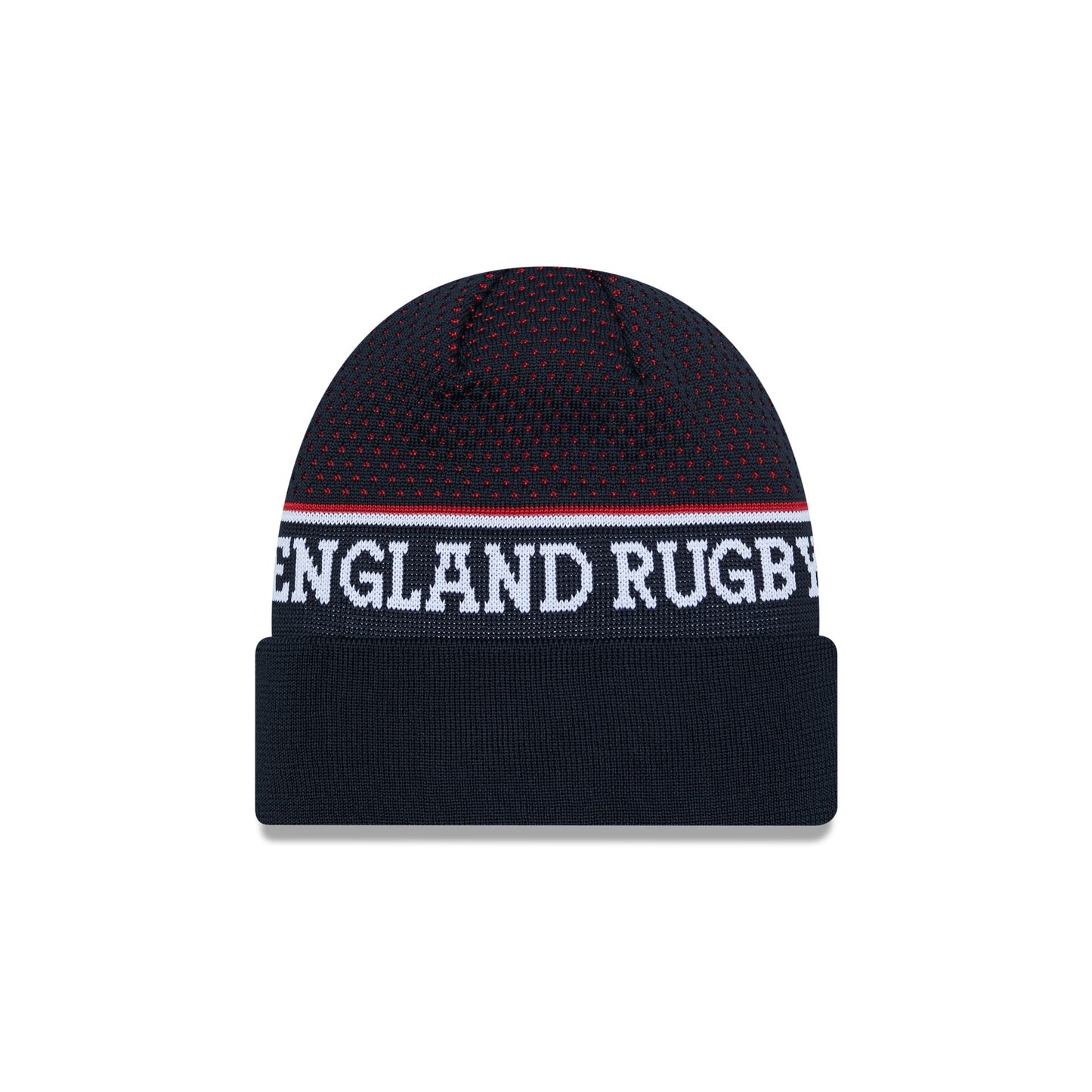 This is a Rugby Football Union Navy Cuff Knit Beanie Hat 1