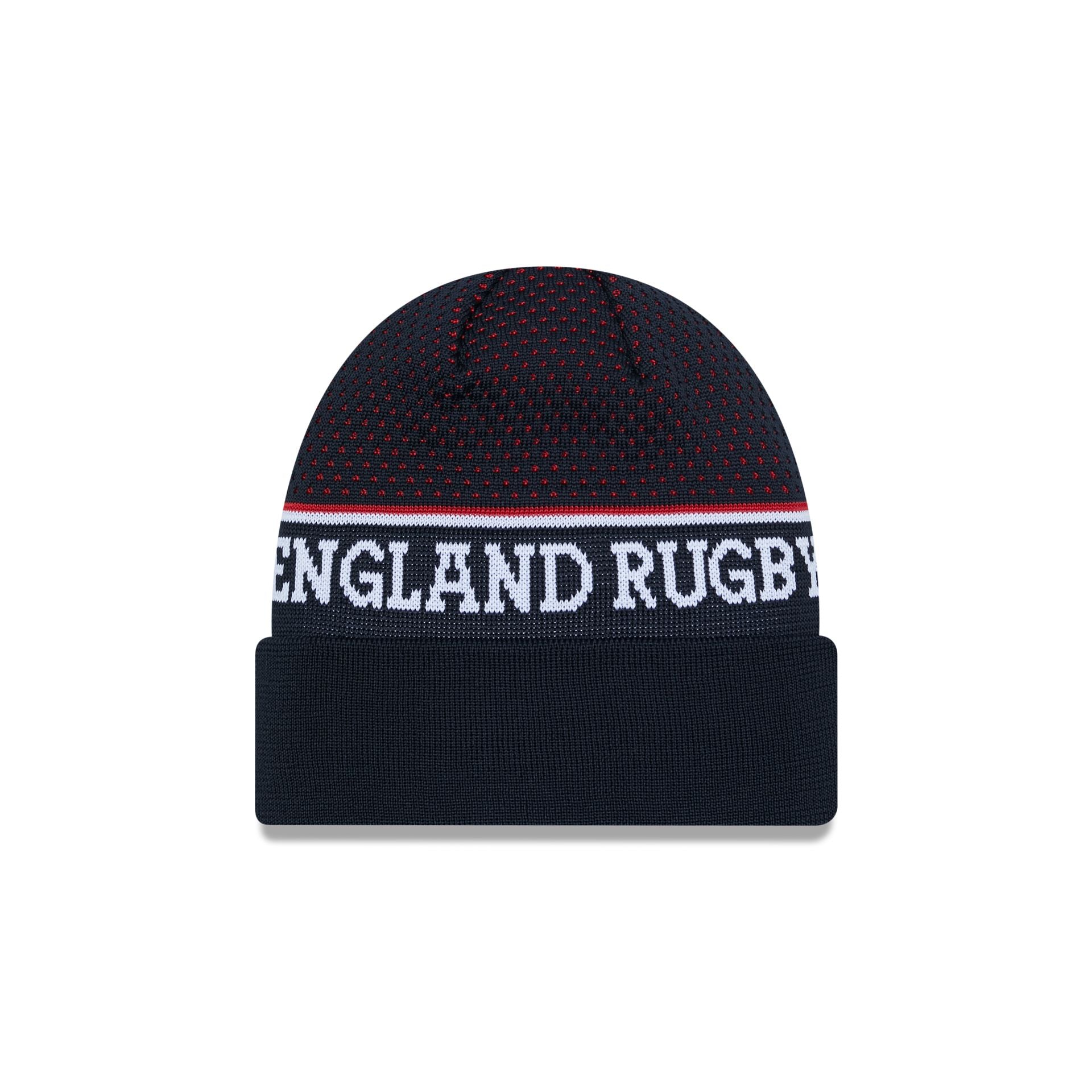 This is a Rugby Football Union Navy Cuff Knit Beanie Hat 3