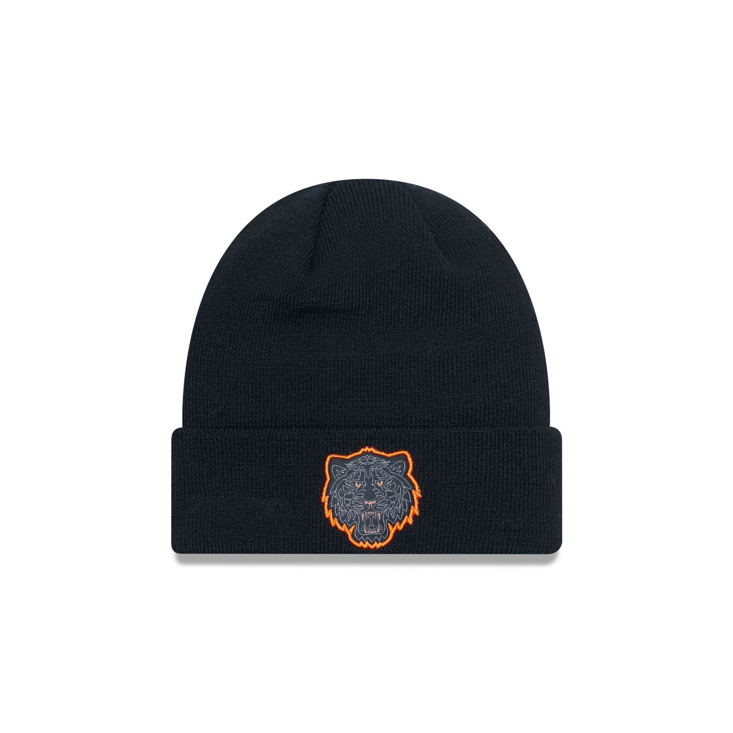 This is a Detroit Tigers Detroit Pack Black Cuff Knit Beanie Hat 1