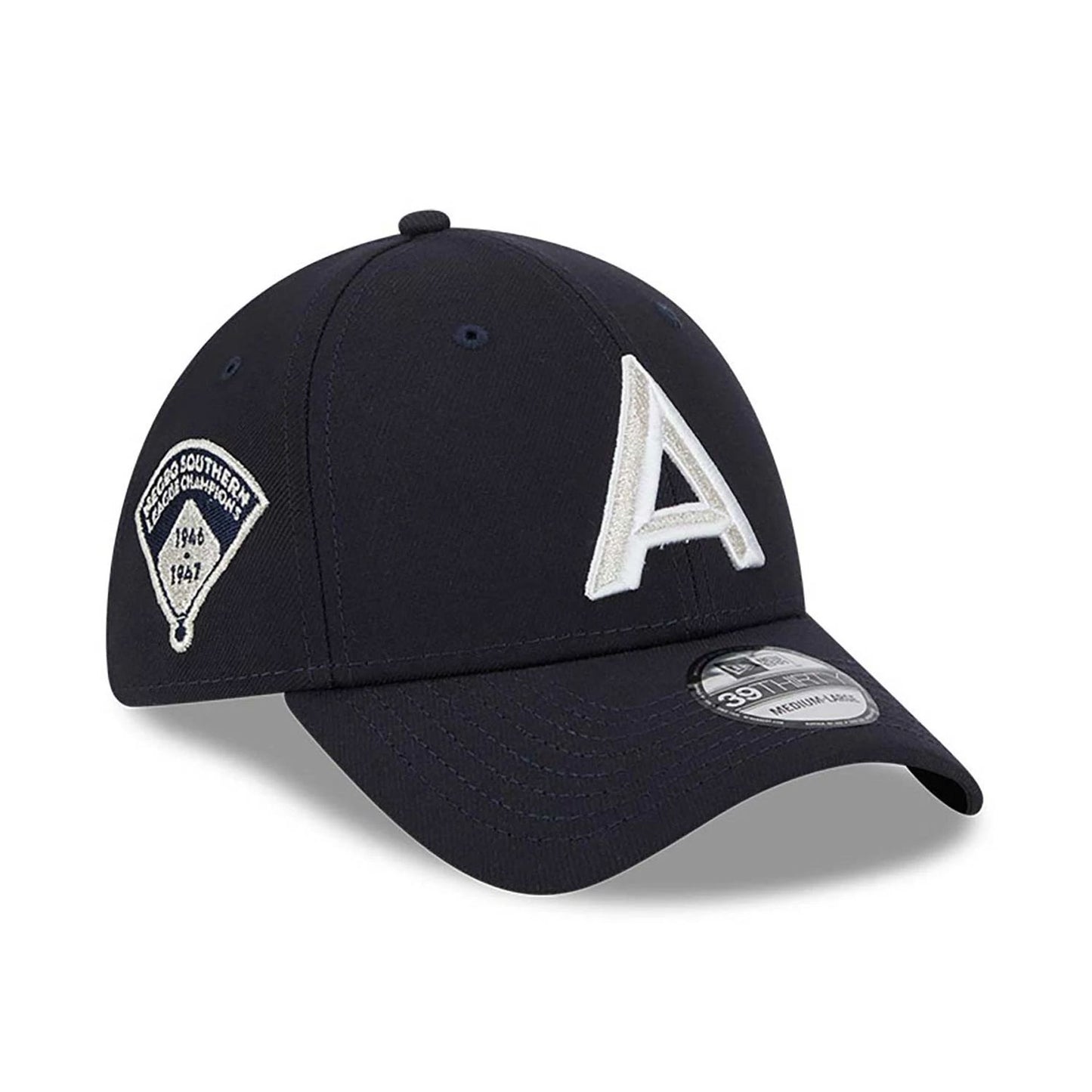 This is a Asheville Tourists MiLB Theme Nights Blue 39THIRTY Stretch Fit Cap 1