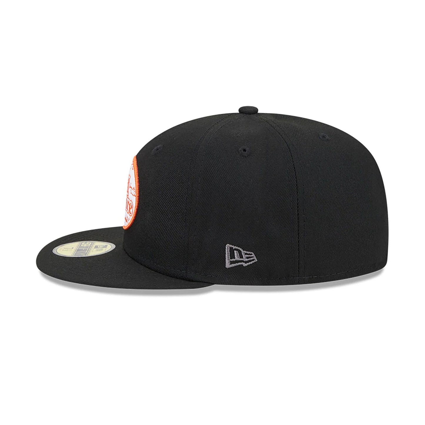 This is a Inland Empire 66Ers MiLB Theme Night Black 59FIFTY Fitted cap 4