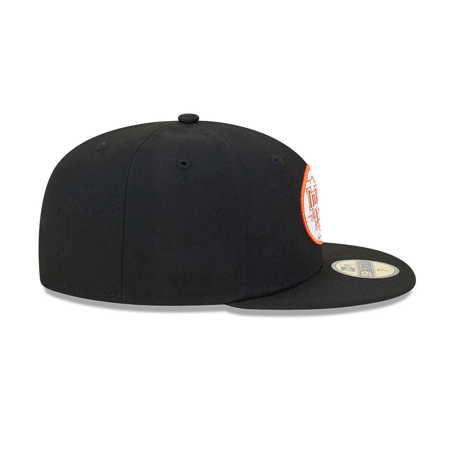 This is a Inland Empire 66Ers MiLB Theme Night Black 59FIFTY Fitted cap 6