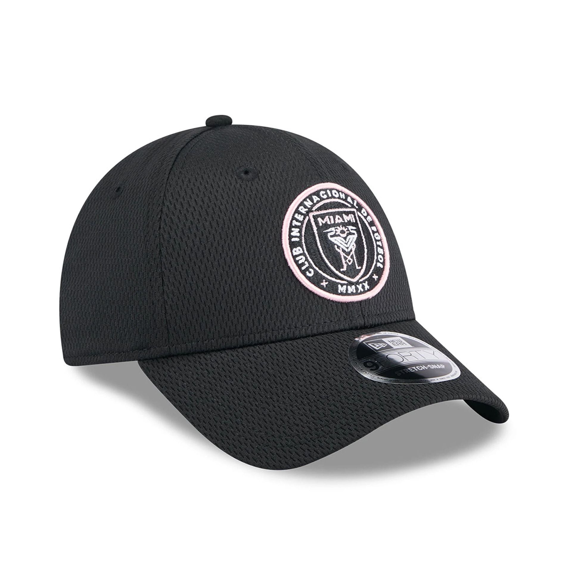 This is a Inter Miami CF Black 9FORTY Adjustable Cap 1