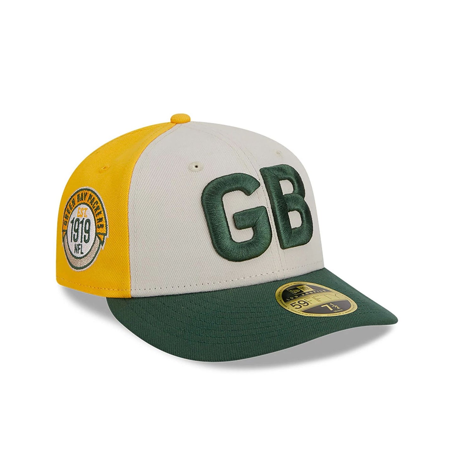 This is a Green Bay Packers NFL Sideline 2023 Green 59FIFTY Low Profile Cap 4