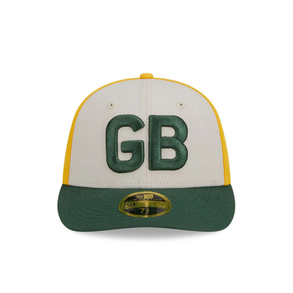 This is a Green Bay Packers NFL Sideline 2023 Green 59FIFTY Low Profile Cap 3