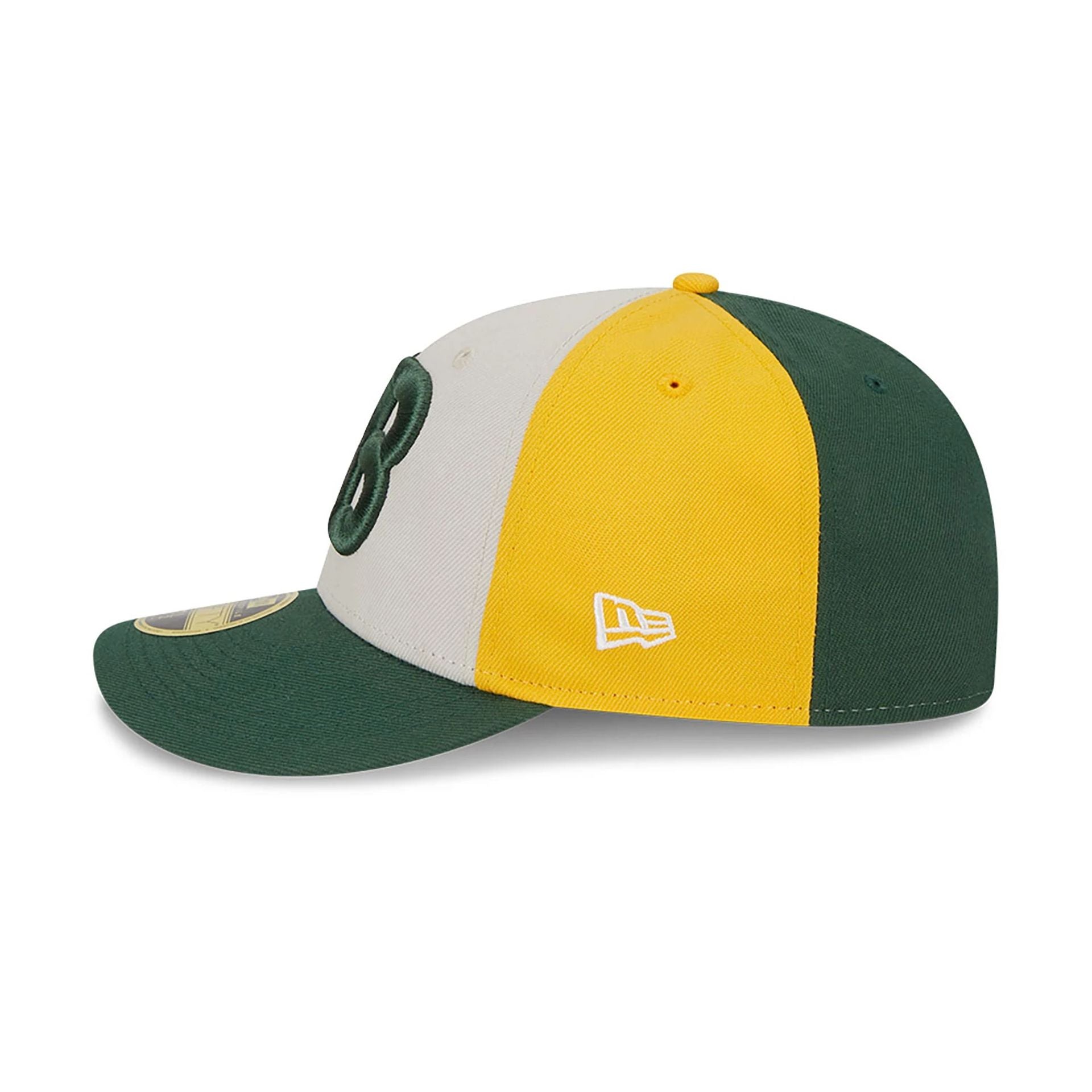 This is a Green Bay Packers NFL Sideline 2023 Green 59FIFTY Low Profile Cap 5