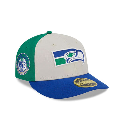 This is a Seattle Seahawks NFL Sideline 2023 Blue 59FIFTY Low Profile Cap 4