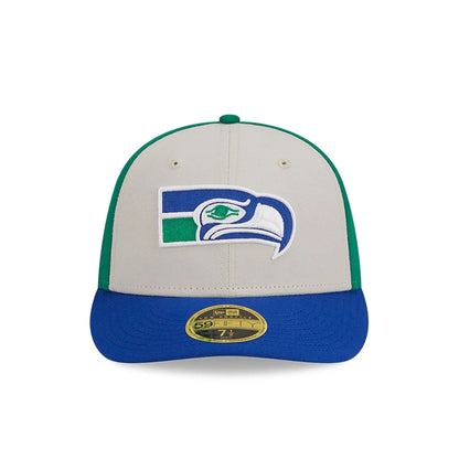 This is a Seattle Seahawks NFL Sideline 2023 Blue 59FIFTY Low Profile Cap 3