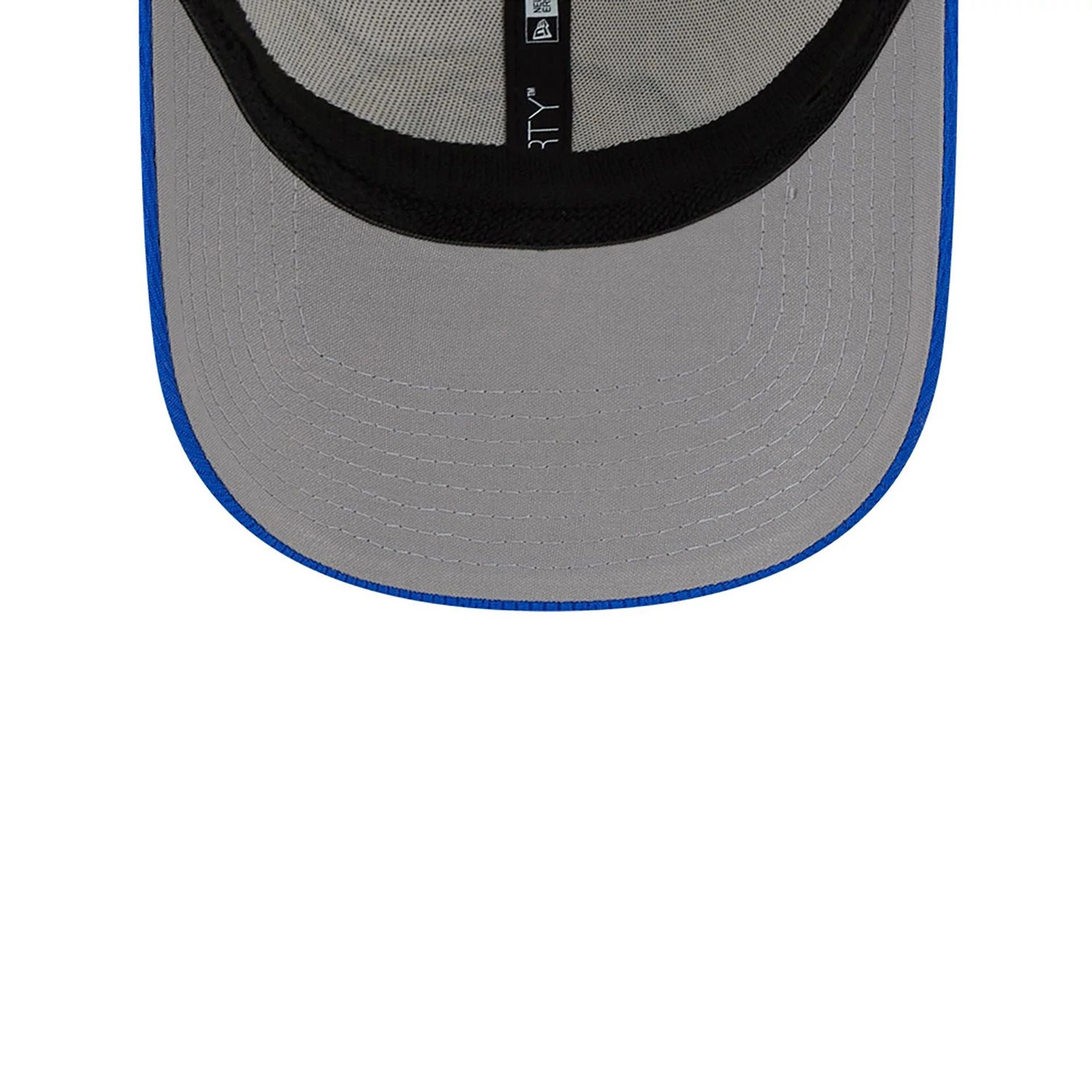 This is a LA Rams NFL Sideline 2023 White 9FORTY Stretch Snap Cap 2