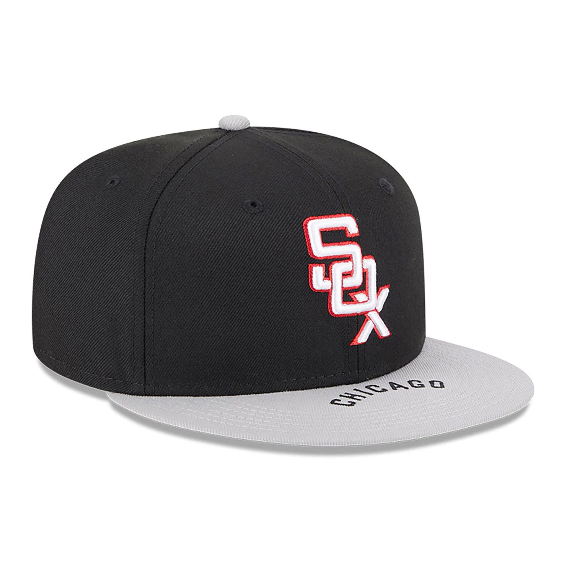 This is a Chicago White Sox MLB on Deck Black 59FIFTY Fitted Cap 4