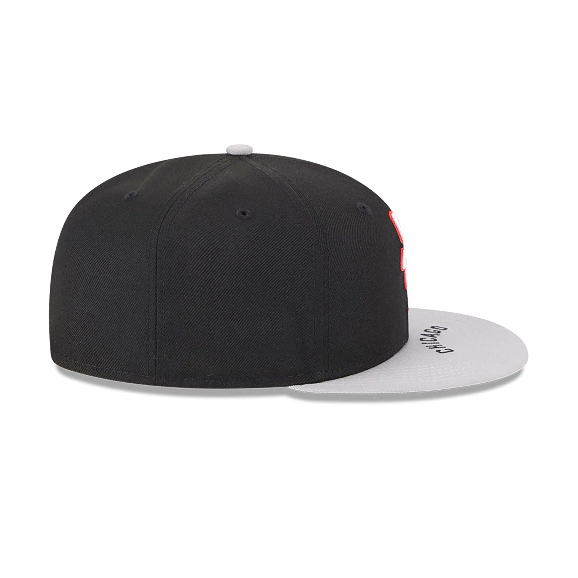 This is a Chicago White Sox MLB on Deck Black 59FIFTY Fitted Cap 7