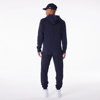 The Male model is wearing New York Yankees MLB Essential Navy Full Zip Hoodie 10