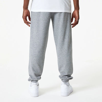 The Male model is wearing New York Yankees MLB Essential Grey Joggers 7