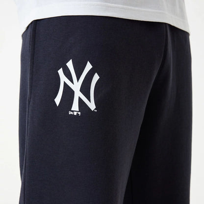 The Male model is wearing New York Yankees MLB Essential Navy Joggers 5