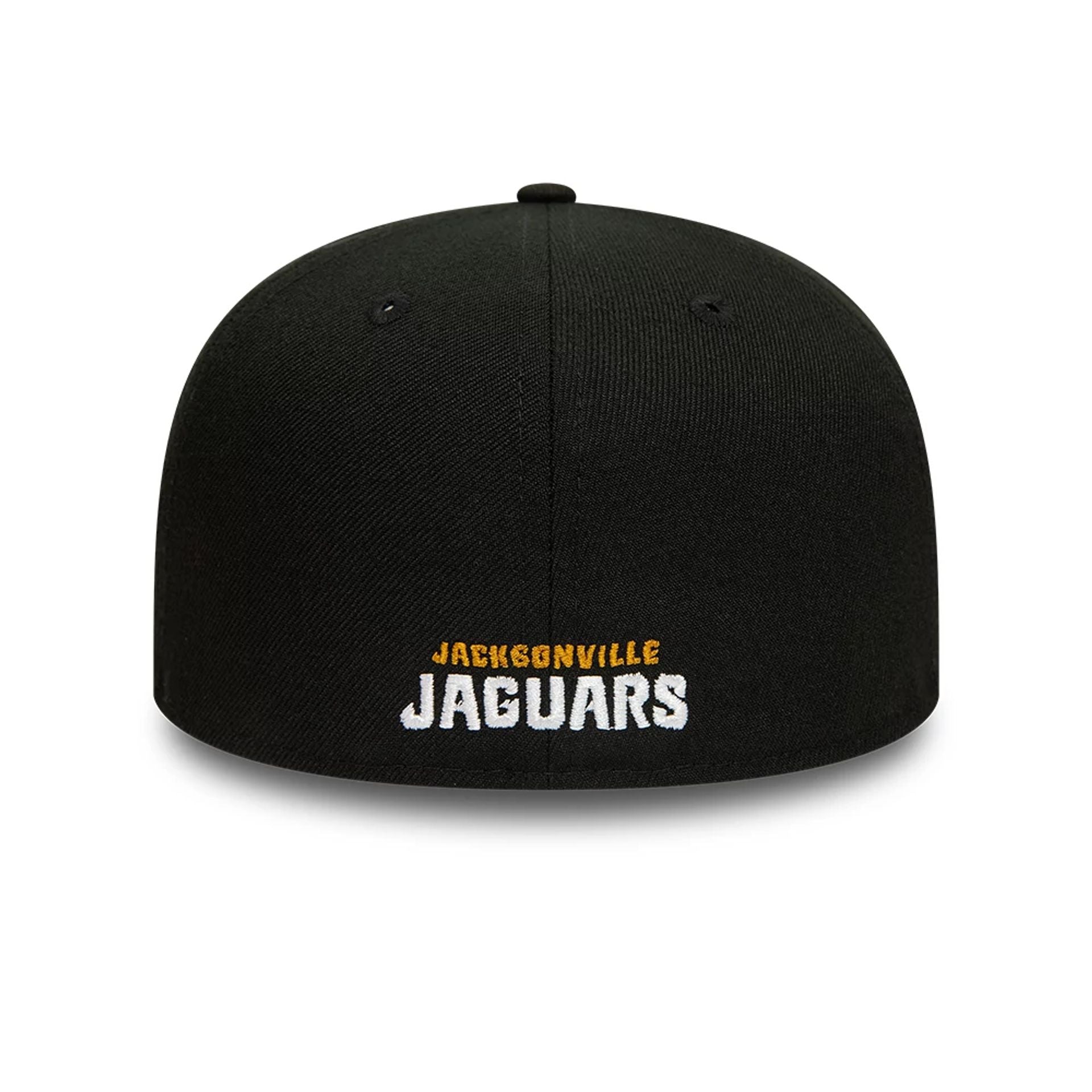 This is a Jacksonville Jaguars NFL Sideline Black 59FIFTY Fitted Cap 5