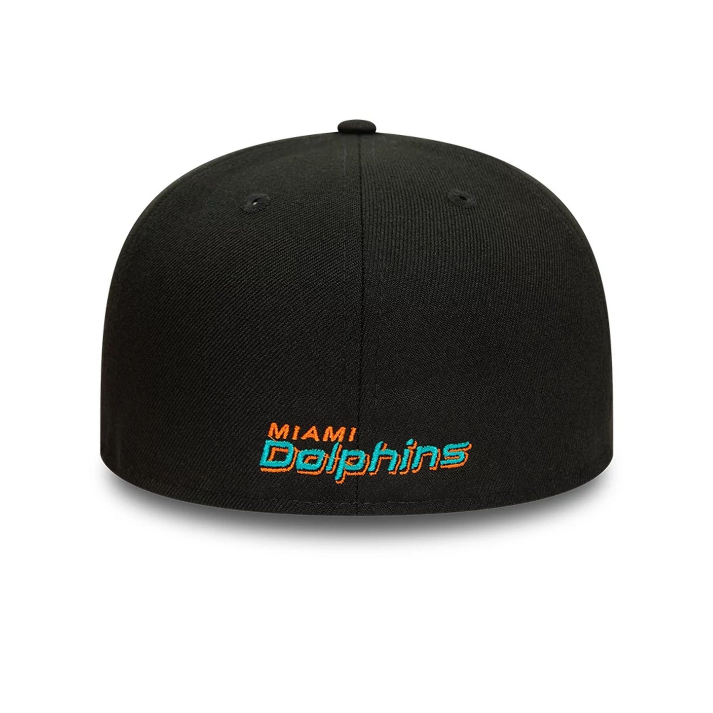 This is a Miami Dolphins NFL Sideline Black 59FIFTY Fitted Cap 5