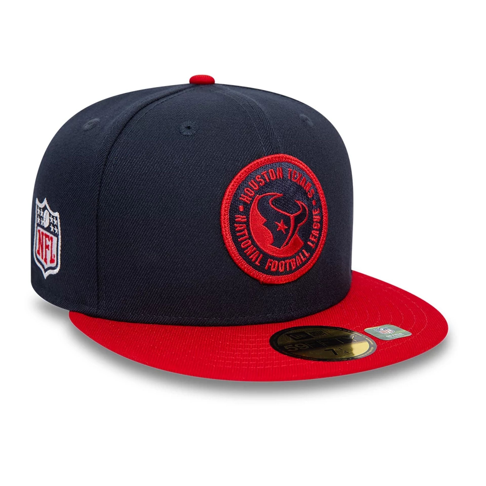 This is a Houston Texans NFL Sideline 2023 Navy 59FIFTY Fitted Cap 1