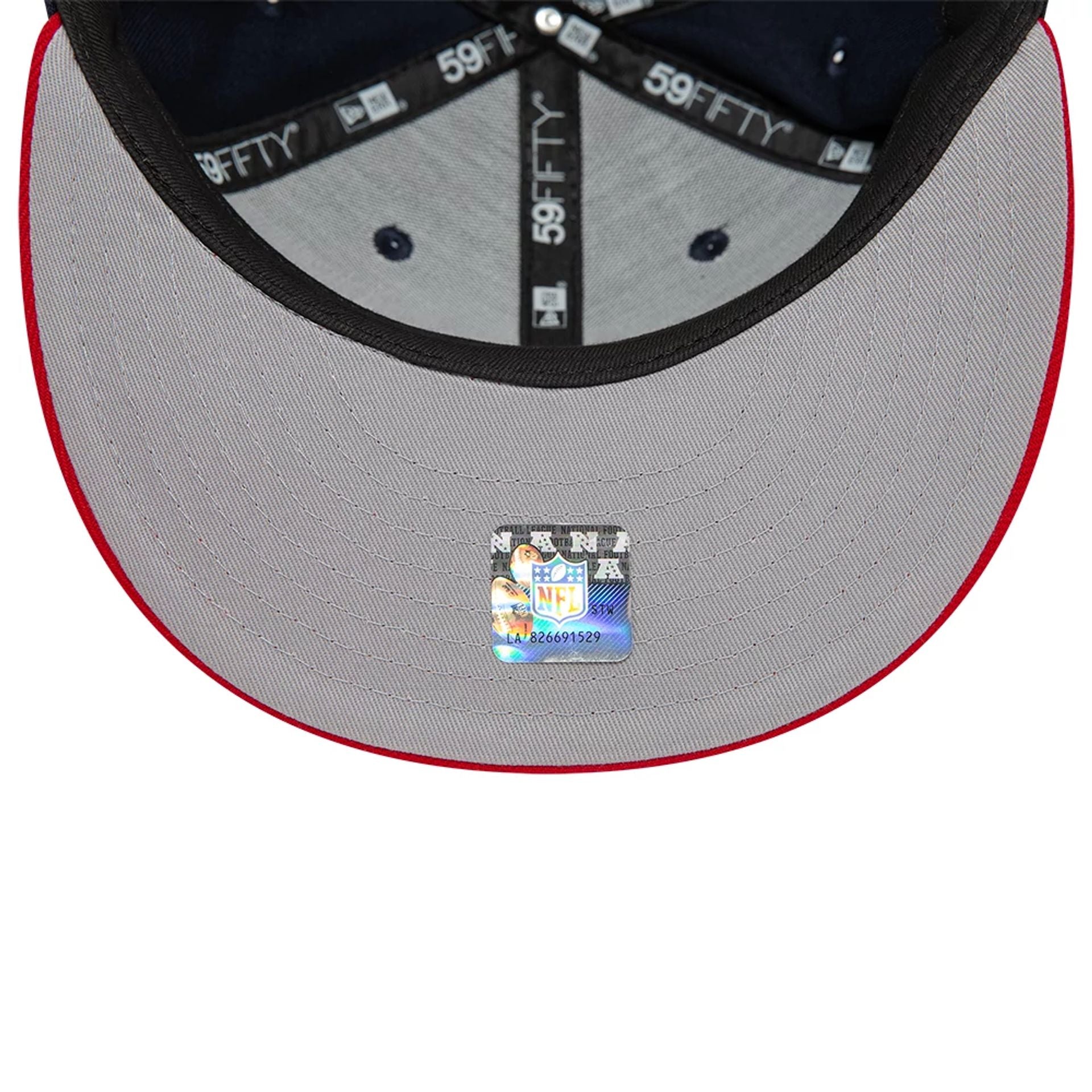 This is a Houston Texans NFL Sideline 2023 Navy 59FIFTY Fitted Cap 2