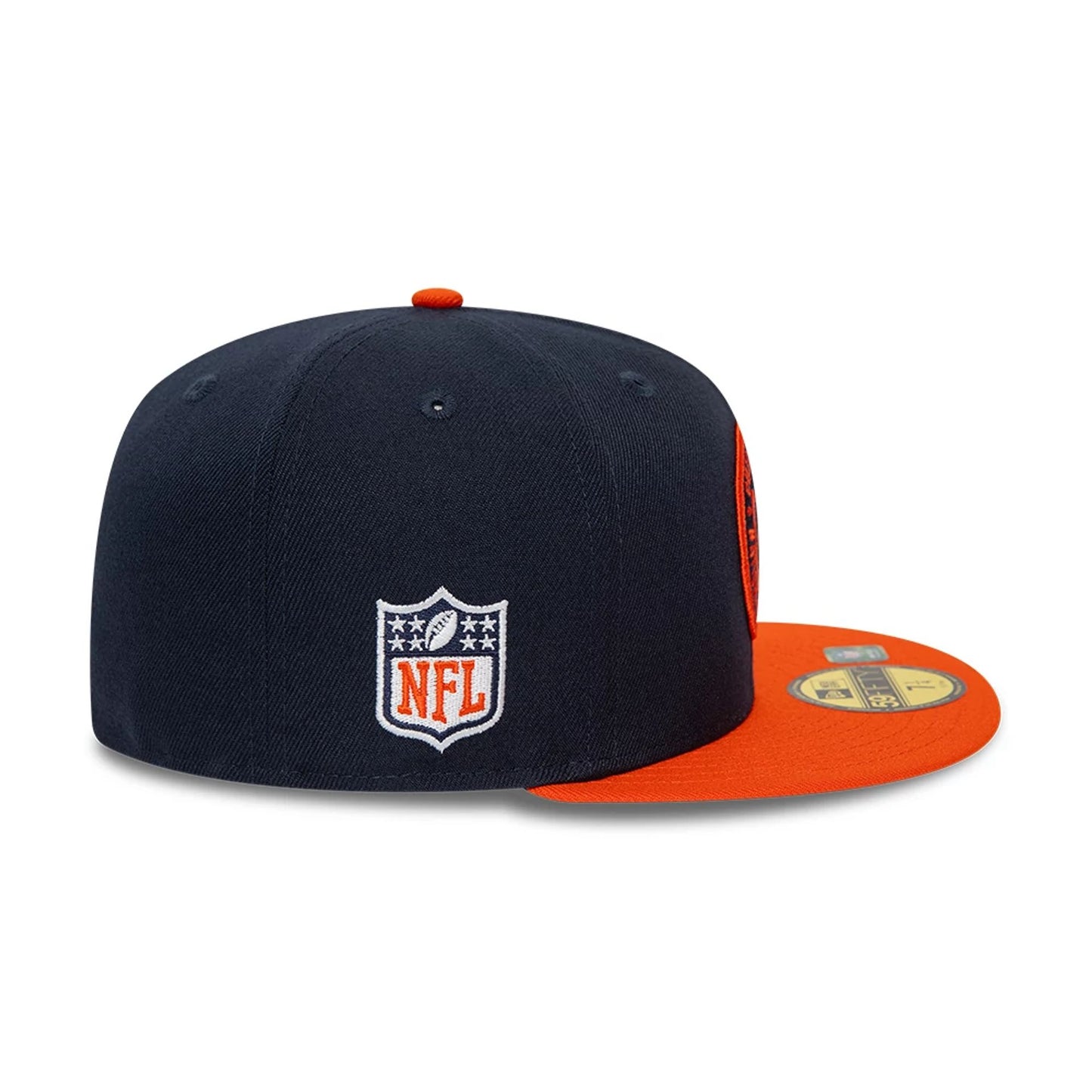 This is a Chicago Bears NFL Sideline 2023 Navy 59FIFTY Fitted Cap 4