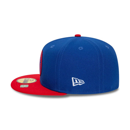 This is a New York Giants NFL Sideline 2023 Blue 59FIFTY Fitted Cap 5