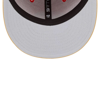 This is a San Francisco 49ers NLF Sideline 2023 Red 59FIFTY Fitted Cap 2