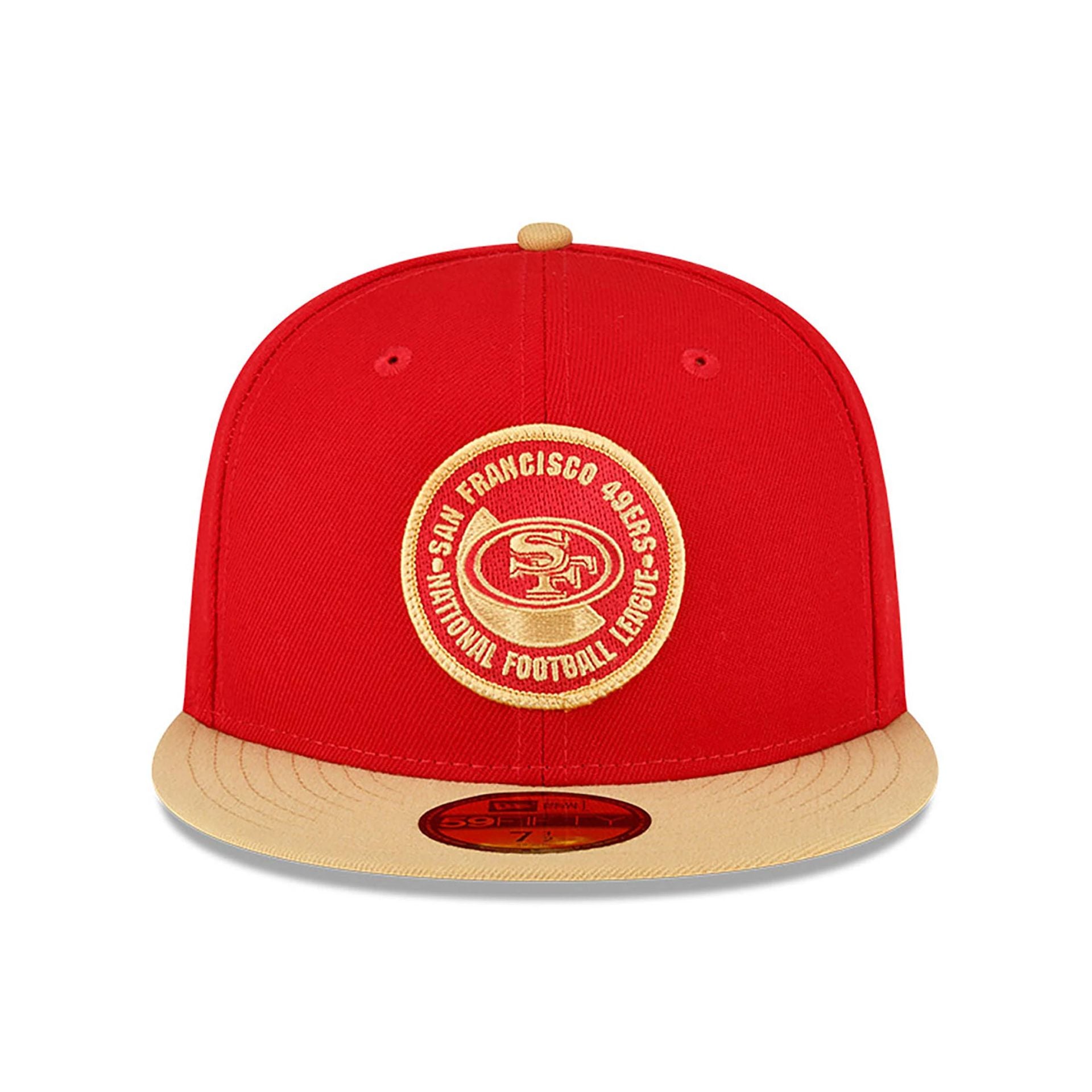 This is a San Francisco 49ers NLF Sideline 2023 Red 59FIFTY Fitted Cap 3