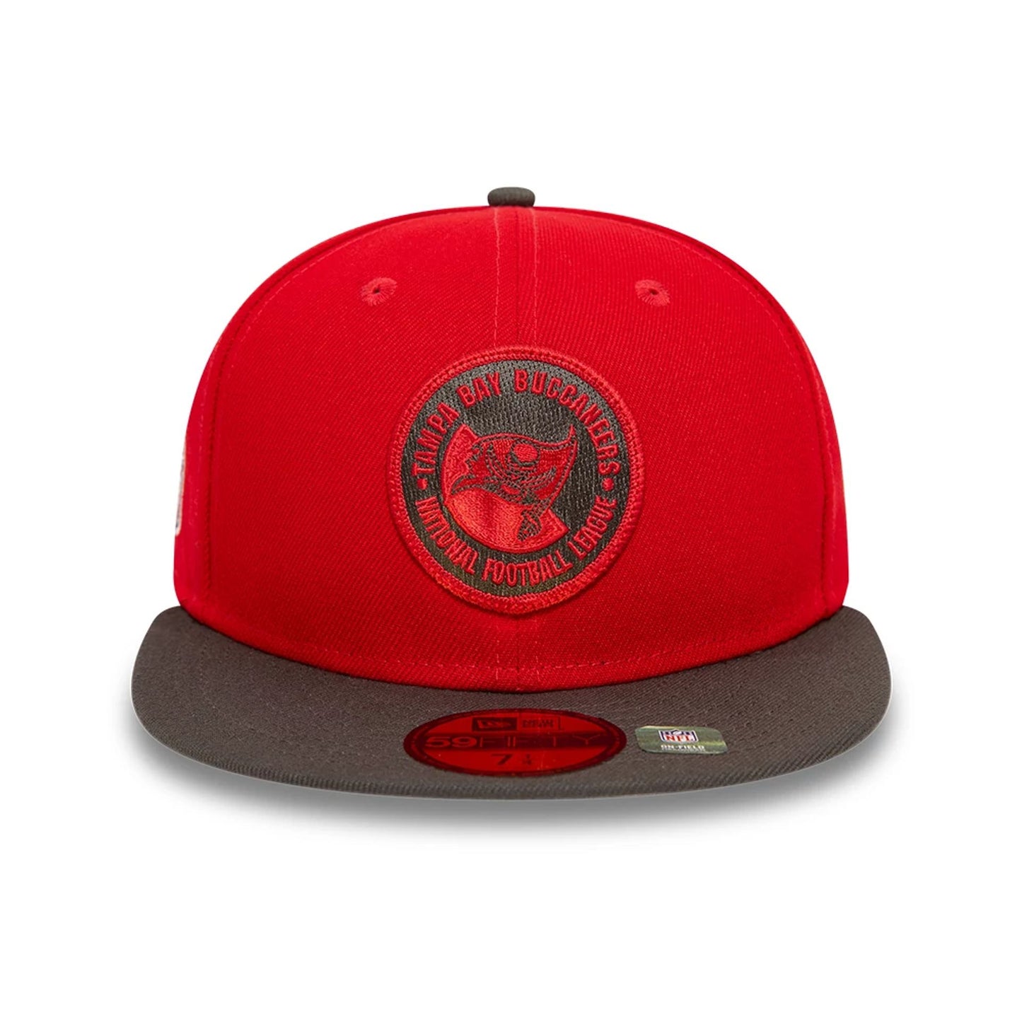 This is a Tampa Bay Buccaneers NFL Sideline 2023 Red 59FIFTY Fitted Cap 6