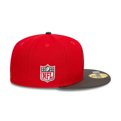 This is a Tampa Bay Buccaneers NFL Sideline 2023 Red 59FIFTY Fitted Cap 5