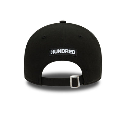 This is a Trent Rockets Repreve The Hundred 2023 Black 9FORTY Adjustable Cap 2