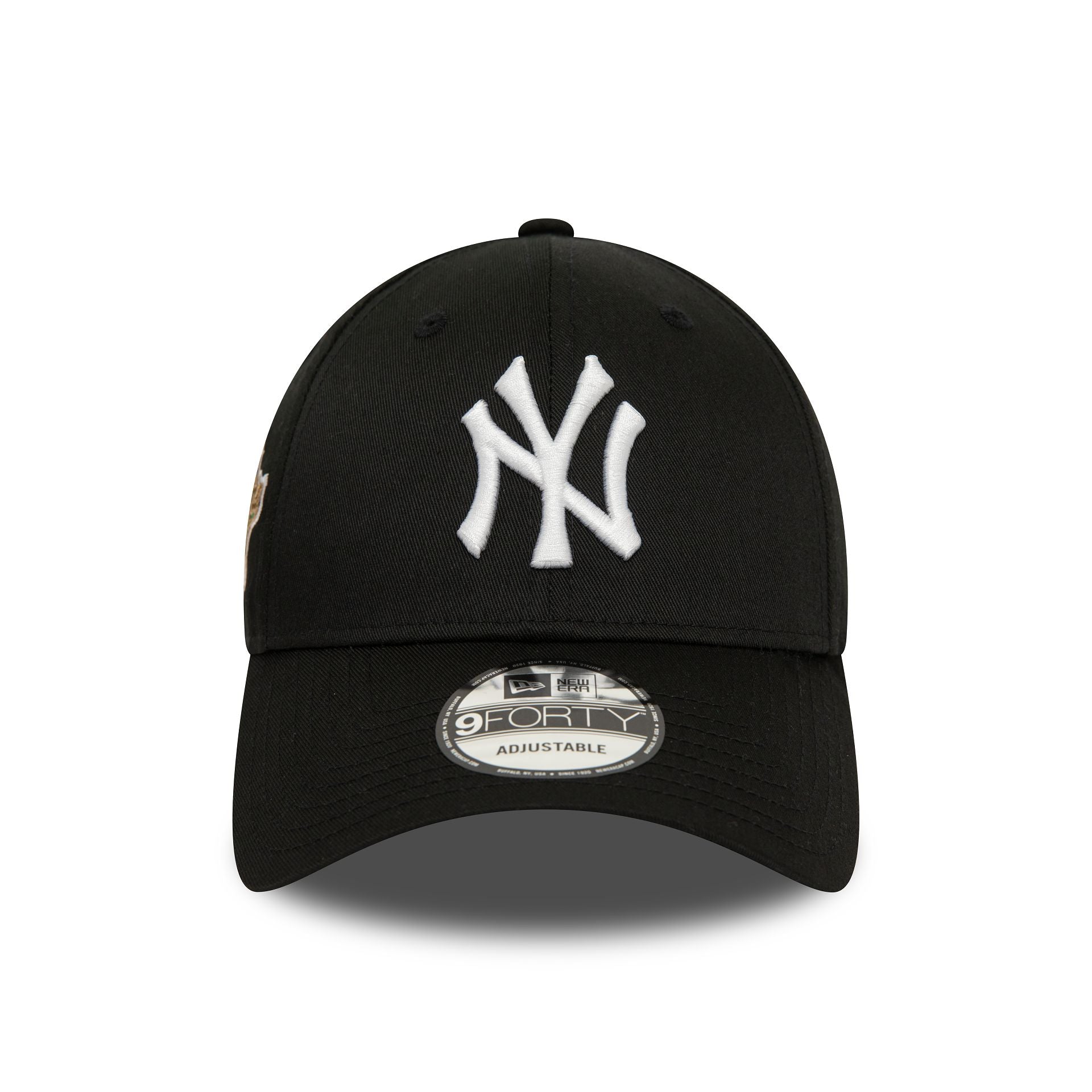 This is a New York Yankees World Series Patch Black 9FORTY Adjustable Cap 2