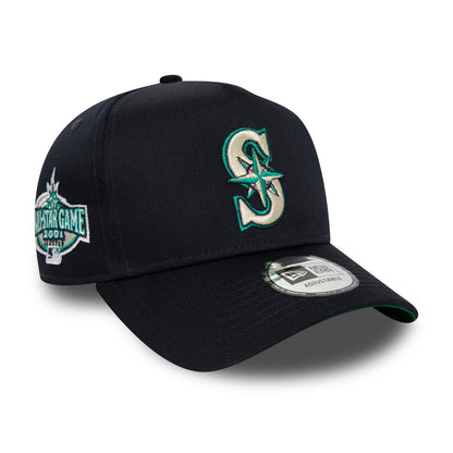 This is a Seattle Mariners World Series Patch Navy 9FORTY A-Frame Adjustable Cap 1