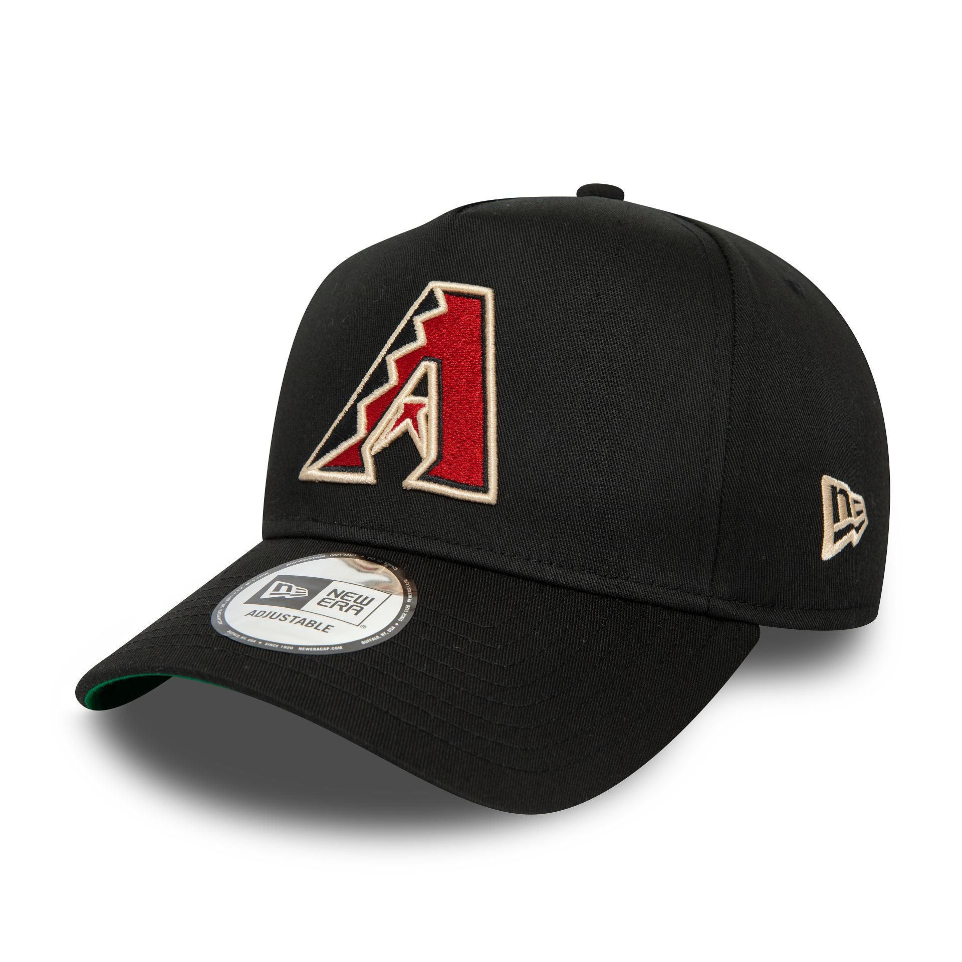 This is a Arizona Diamondbacks World Series Patch Black 9FORTY A-Frame Adjustable Cap 5