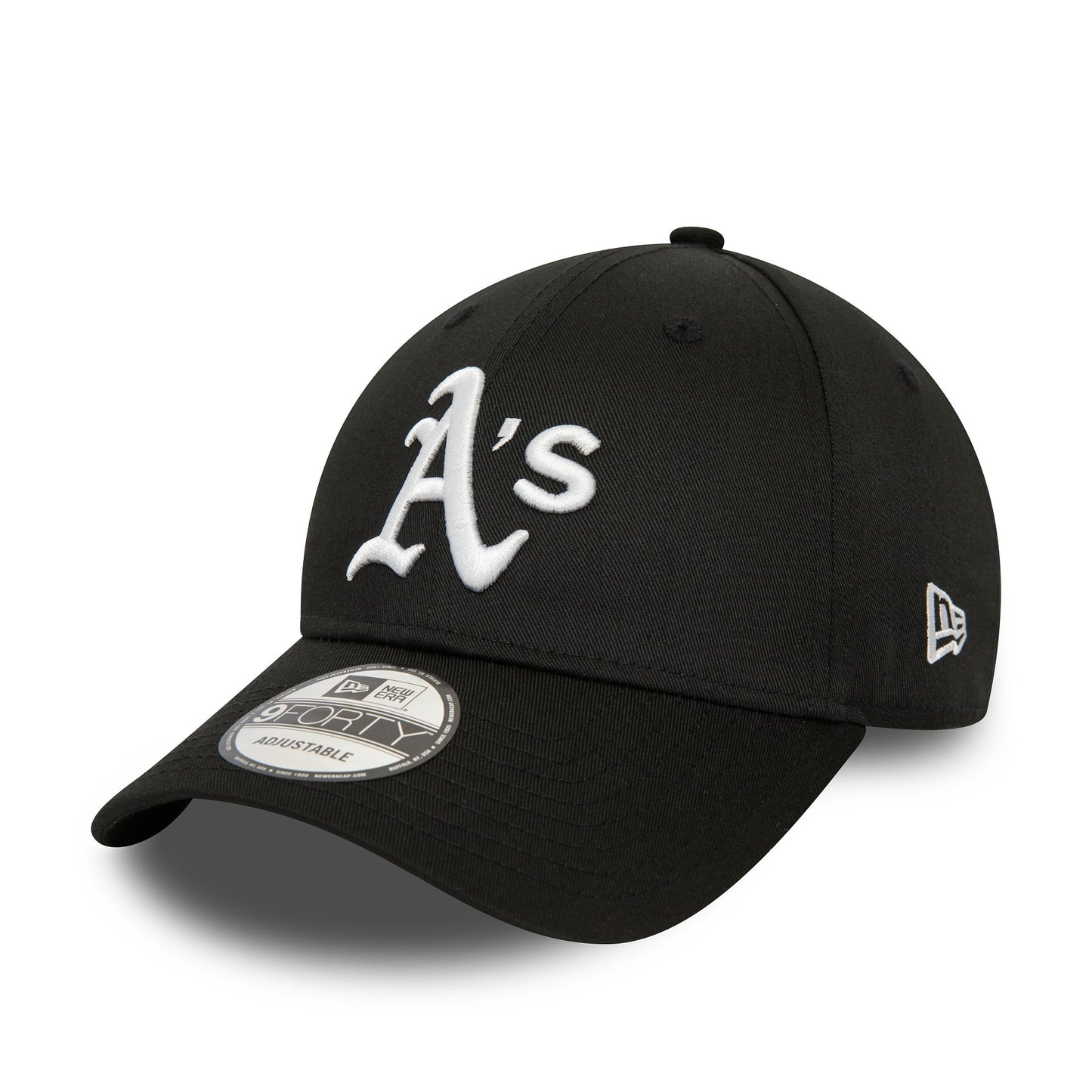 This is a Oakland Athletics World Series Patch Black 9FORTY Adjustable Cap 2