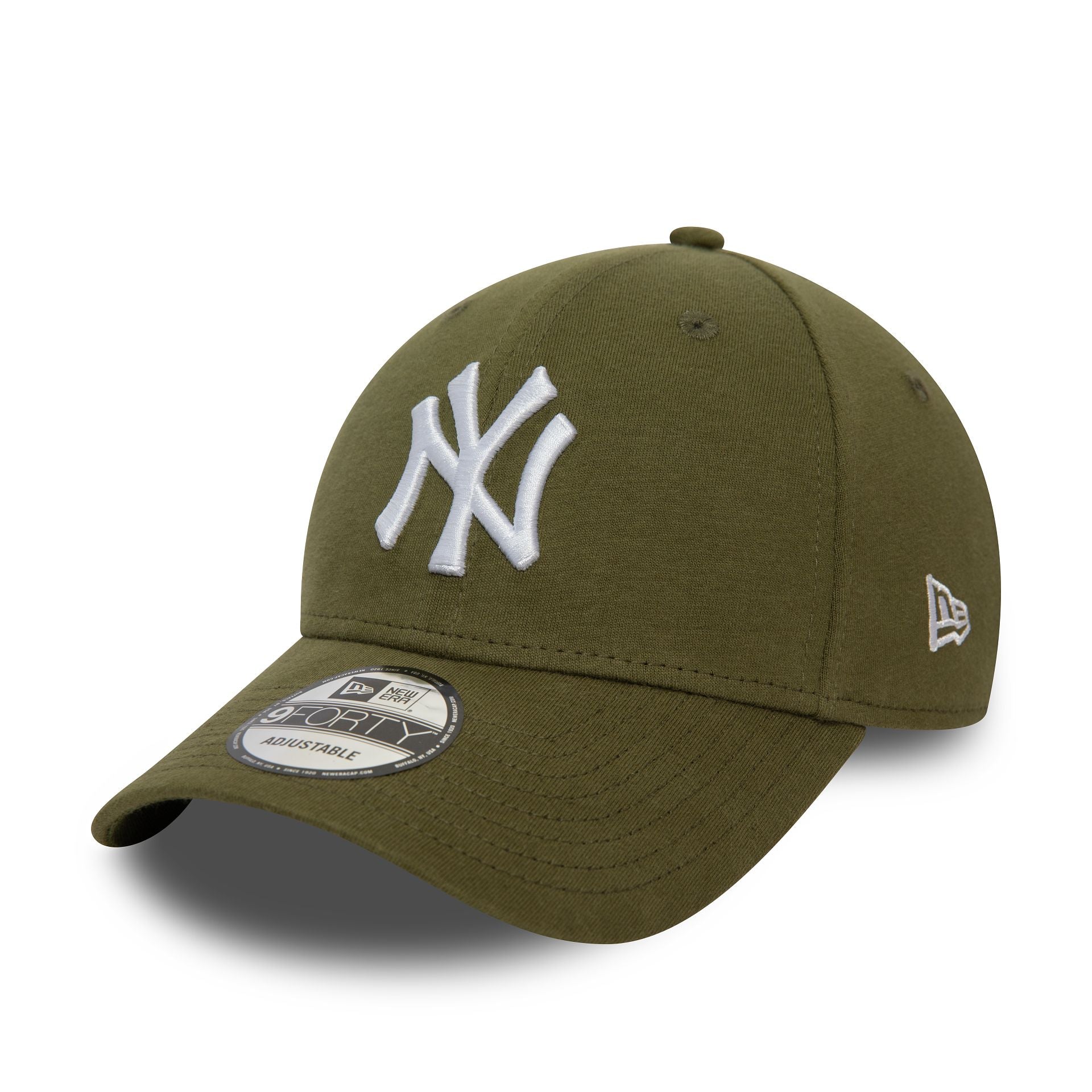 This is a New York Yankees Jersey Essential Green 9FORTY Adjustable Cap 1