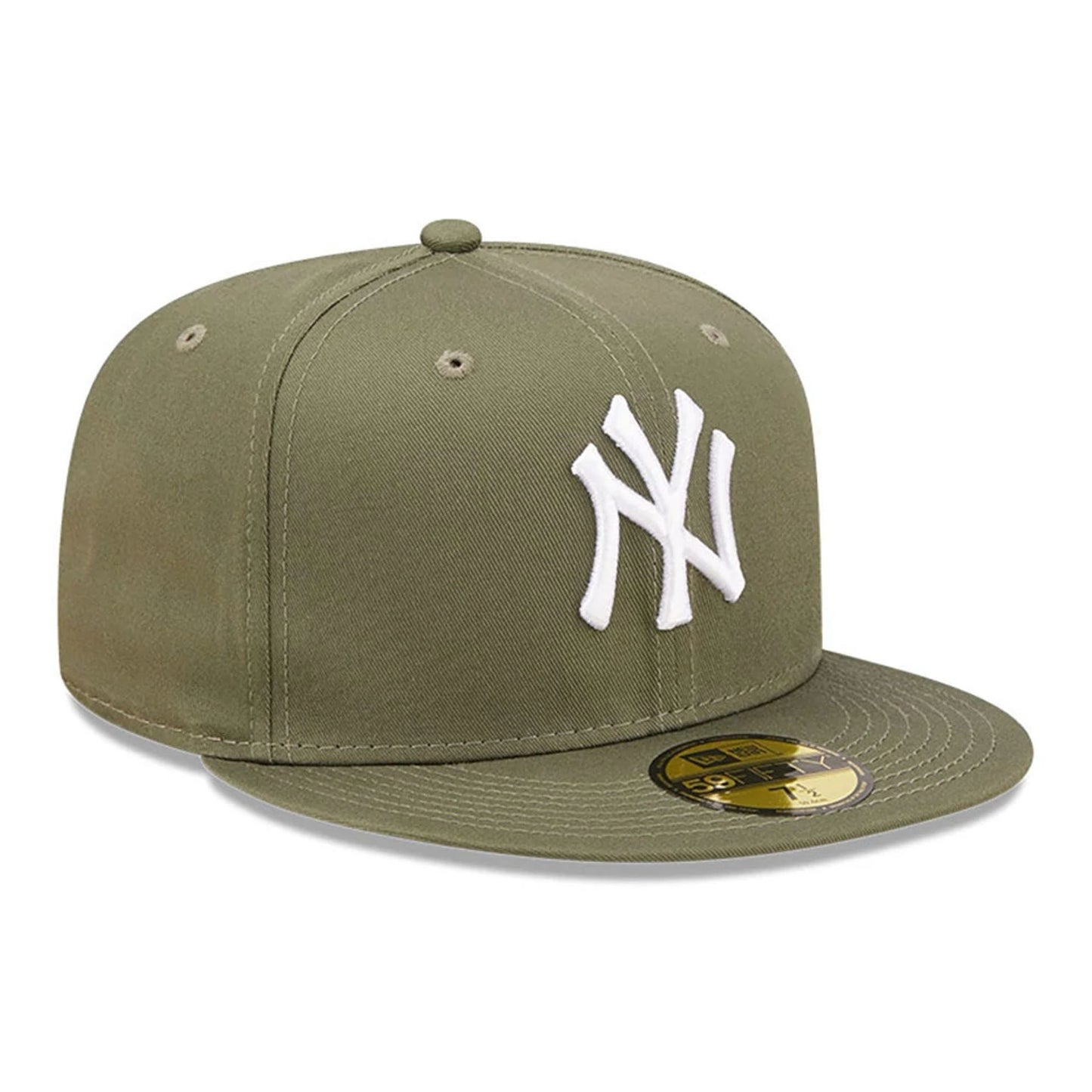 This is a New York Yankees League Essential Green 59FIFTY Fitted Cap 5