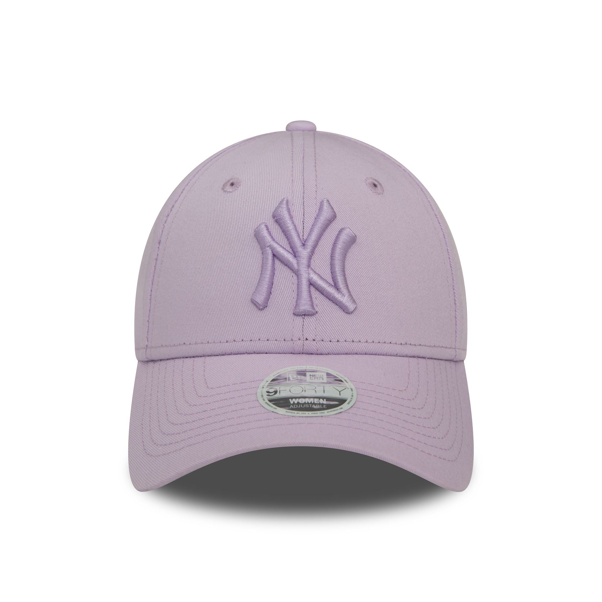 This is a New York Yankees Womens League Essential Lilac 9FORTY Adjustable Cap 2