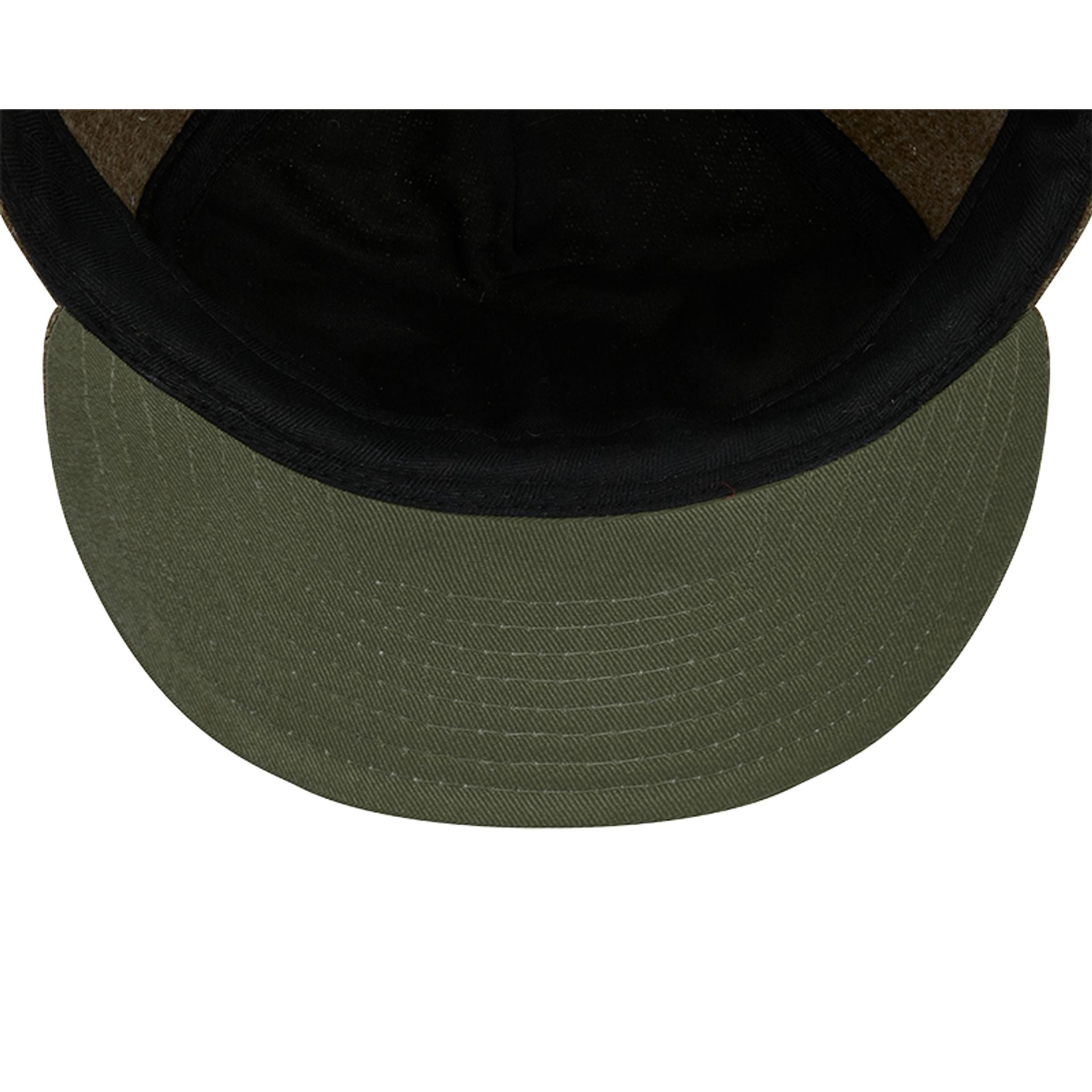 This is a New Era Harris Tweed Green Retro Crown 9FIFTY Snapback Cap 5