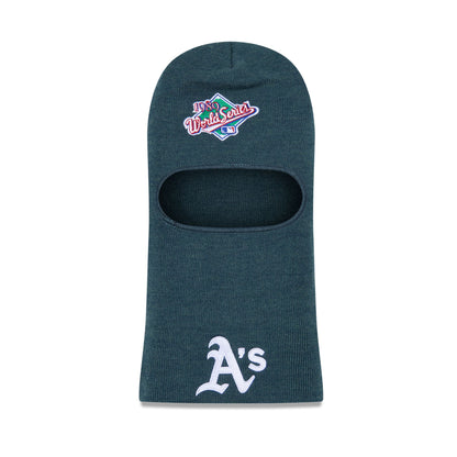 This is a Oakland Athletics MLB World Series Green Balaclava Hat 2