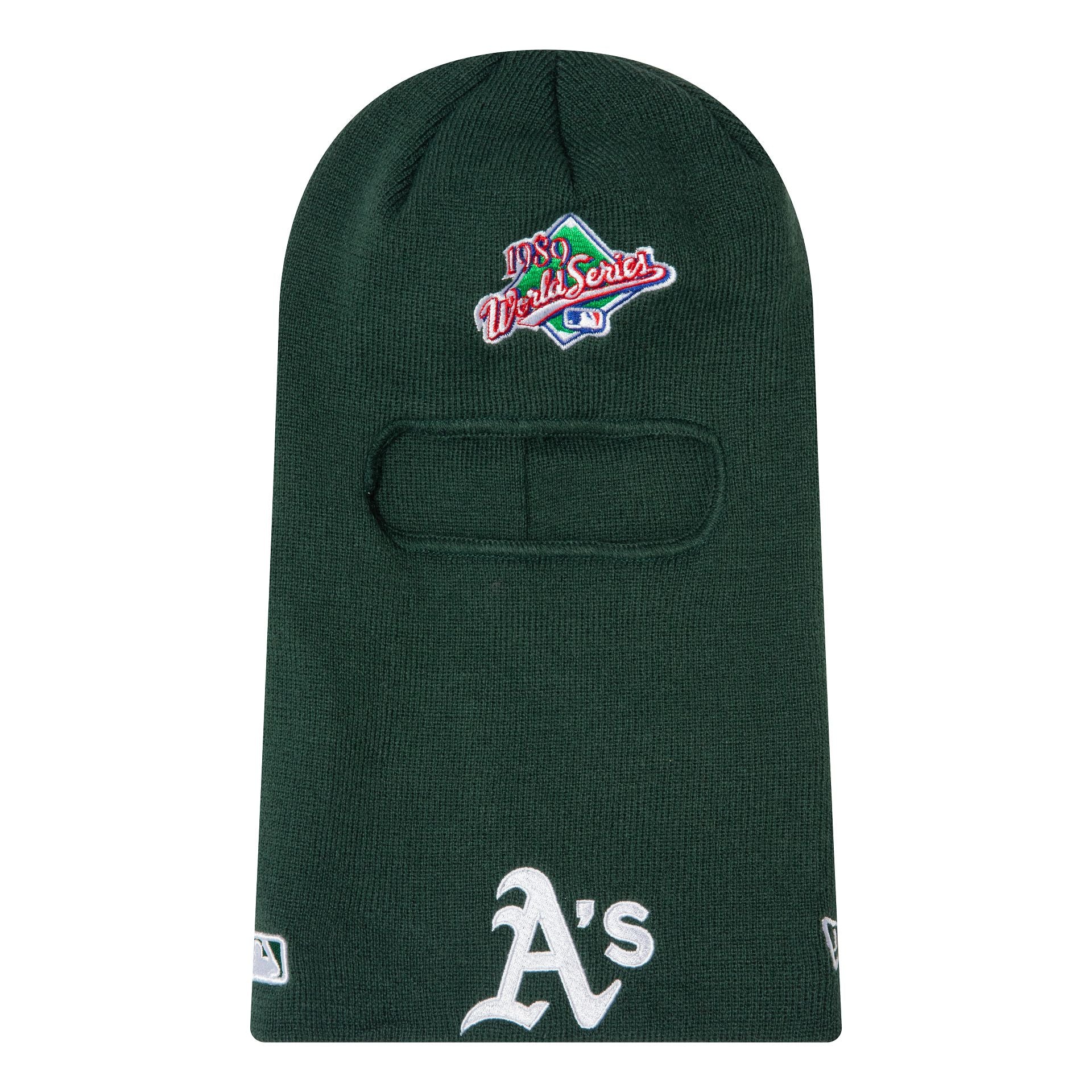 This is a Oakland Athletics MLB World Series Green Balaclava Hat 3