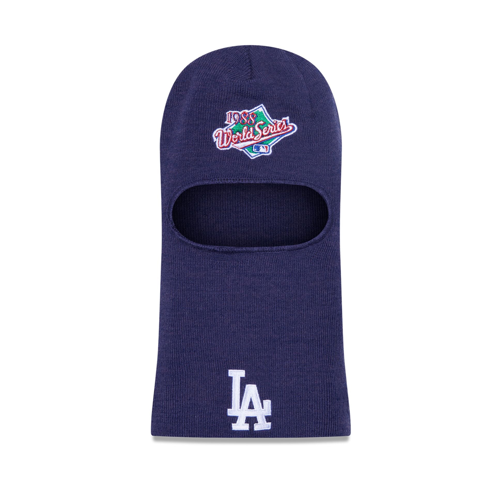 This is a LA Dodgers MLB World Series Blue Balaclava Hat 1