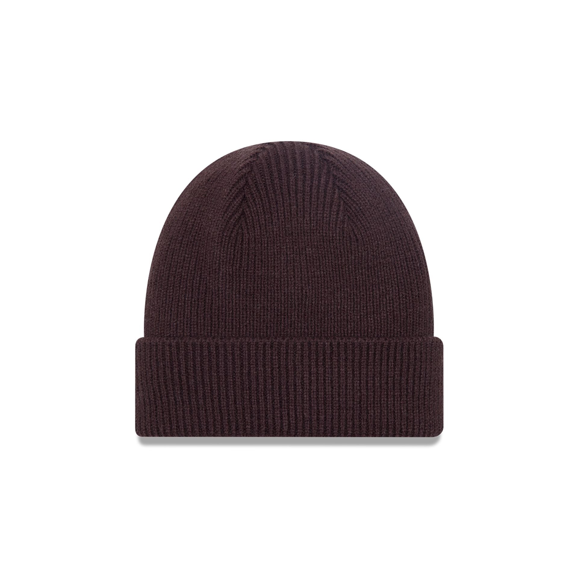 This is a New Era Wool Brown Cuff Knit Beanie Hat 3