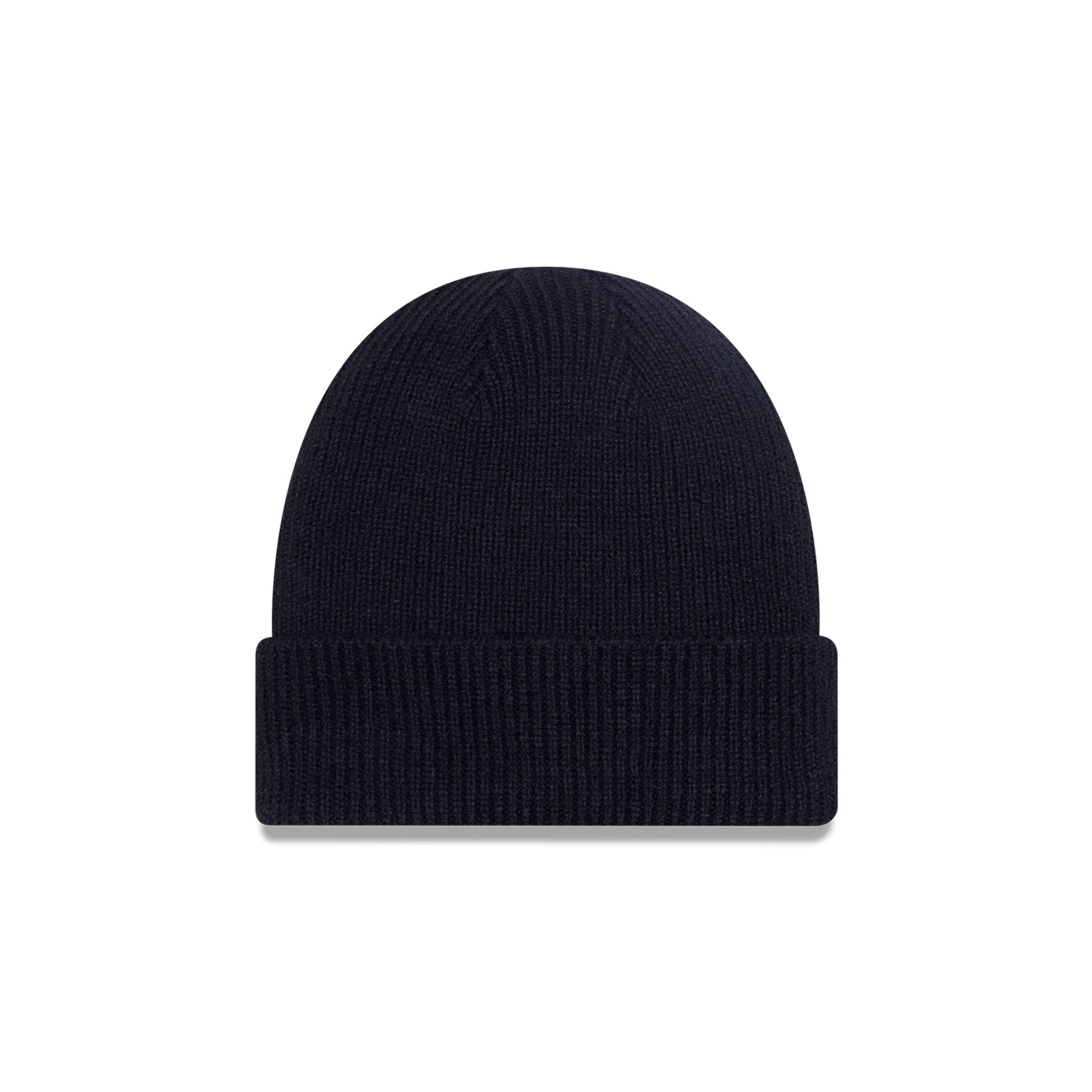 This is a New Era Wool Black Cuff Knit Beanie Hat 3