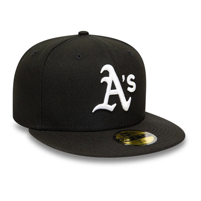 This is a Oakland Athletics MLB Black and White 59FIFTY Fitted Cap 5