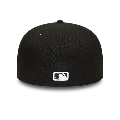 This is a Oakland Athletics MLB Black and White 59FIFTY Fitted Cap 3