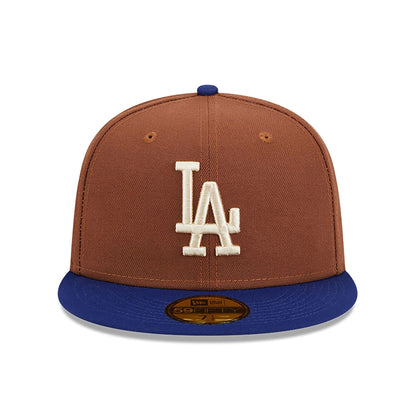 This is a LA Dodgers Harvest Brown 59FIFTY Fitted Cap 4