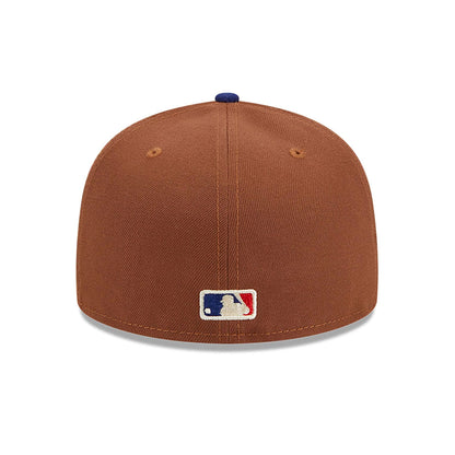 This is a LA Dodgers Harvest Brown 59FIFTY Fitted Cap 5